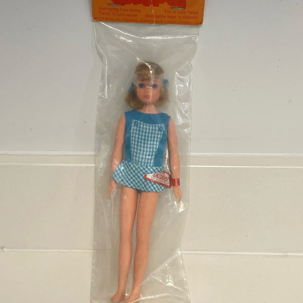 Vintage 1973 Baggie Pose ‘n Play Skipper NIP